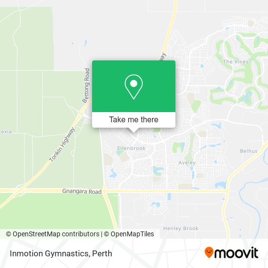 Inmotion Gymnastics map