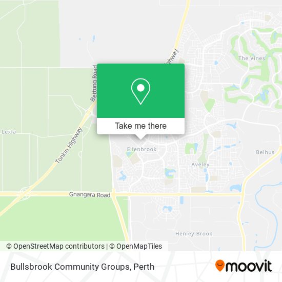 Bullsbrook Community Groups map