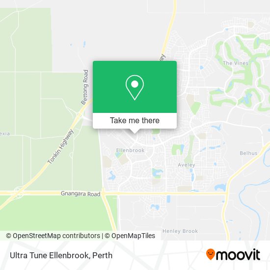Ultra Tune Ellenbrook map