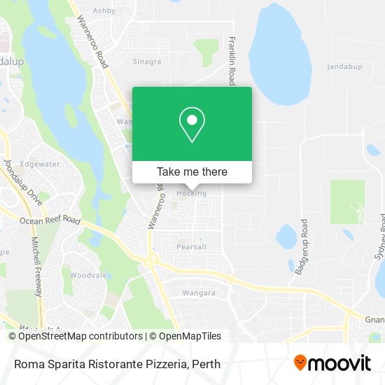 Roma Sparita Ristorante Pizzeria map