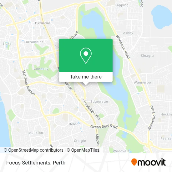 Mapa Focus Settlements