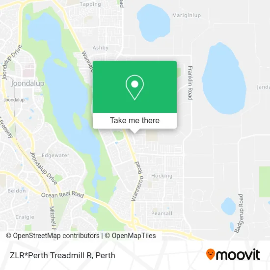 Mapa ZLR*Perth Treadmill R