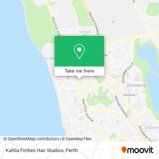 Kahlia Forbes Hair Studios map