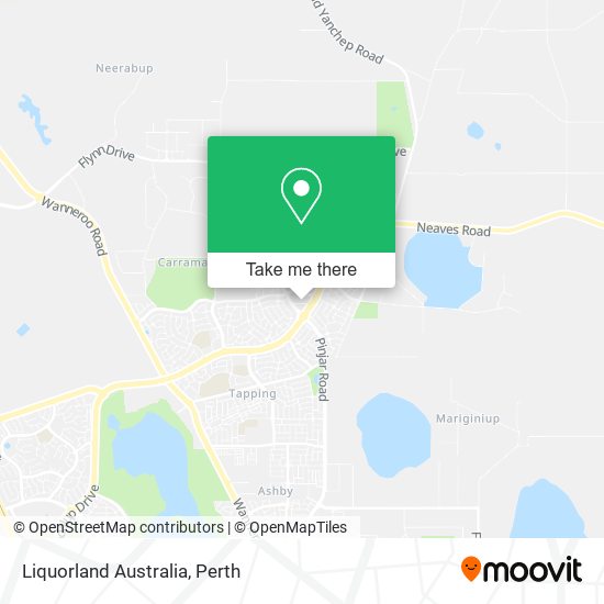 Liquorland Australia map