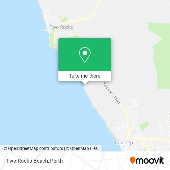 Two Rocks Beach map