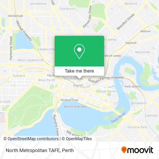 Mapa North Metropolitan TAFE