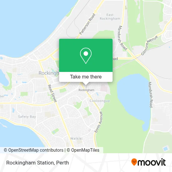 Mapa Rockingham Station