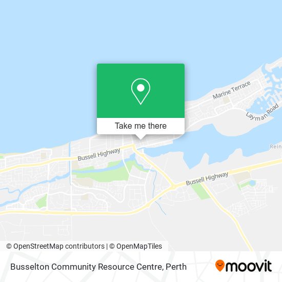 Busselton Community Resource Centre map