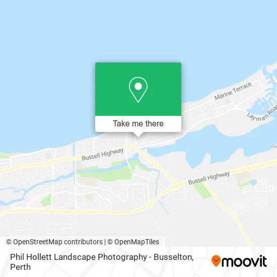 Phil Hollett Landscape Photography - Busselton map