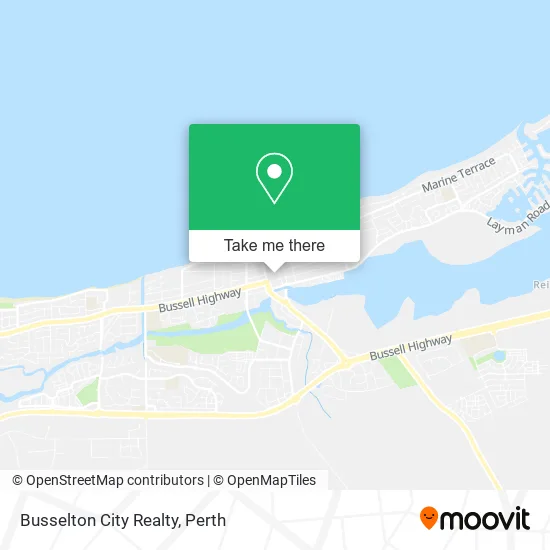Busselton City Realty map