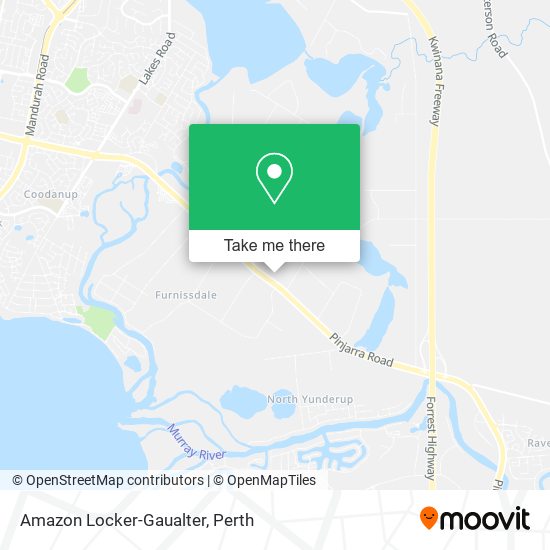 Amazon Locker-Gaualter map