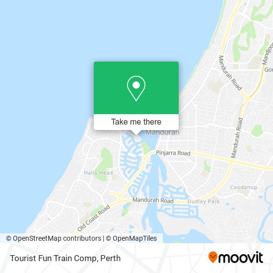Tourist Fun Train Comp map