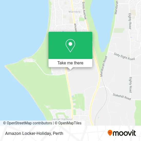 Mapa Amazon Locker-Holiday