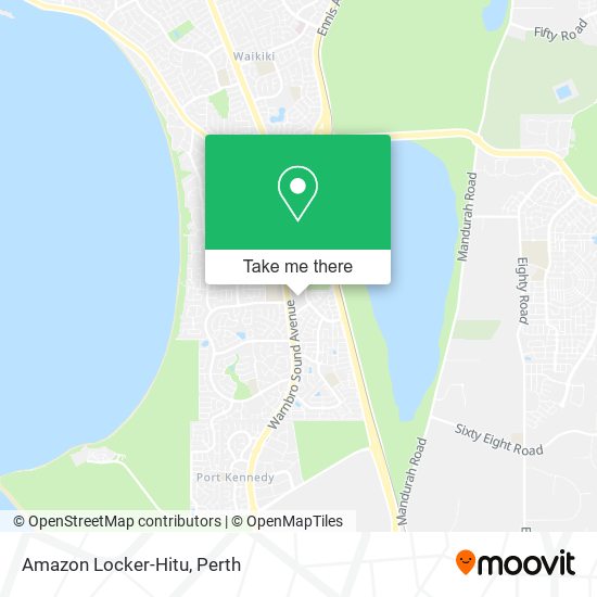 Amazon Locker-Hitu map