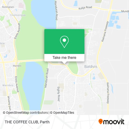 THE COFFEE CLUB map