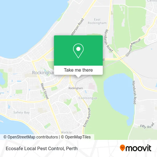 Mapa Ecosafe Local Pest Control