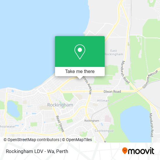 Rockingham LDV - Wa map