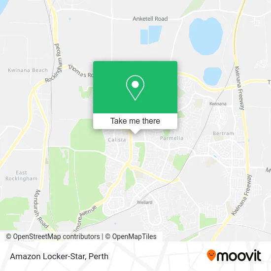 Mapa Amazon Locker-Star