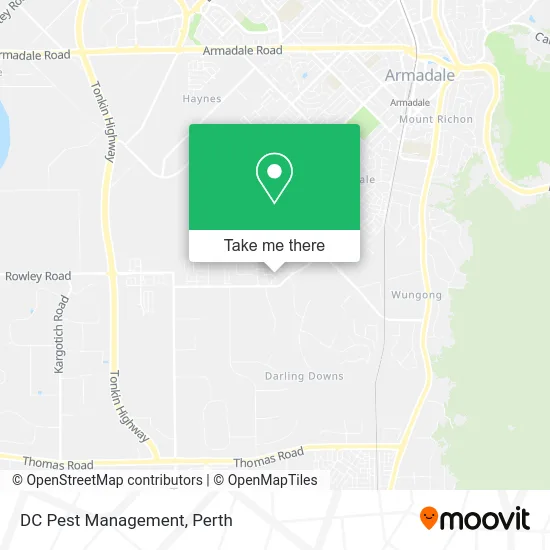 Mapa DC Pest Management