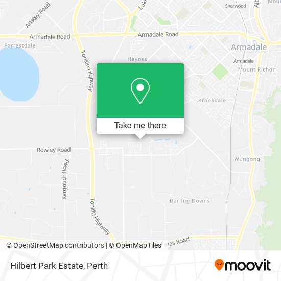Hilbert Park Estate map