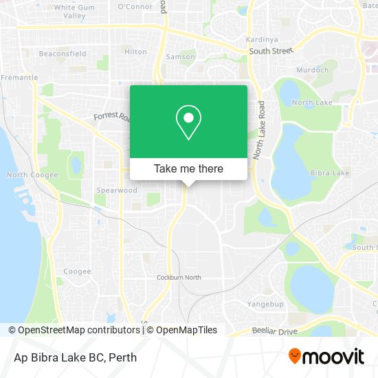 Ap Bibra Lake BC map