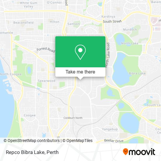 Repco Bibra Lake map