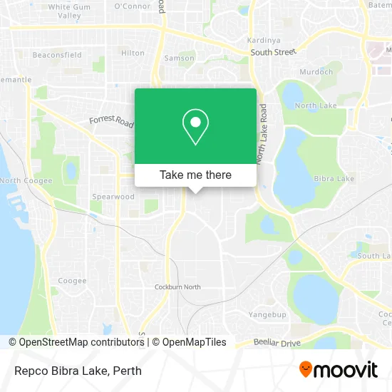 Mapa Repco Bibra Lake