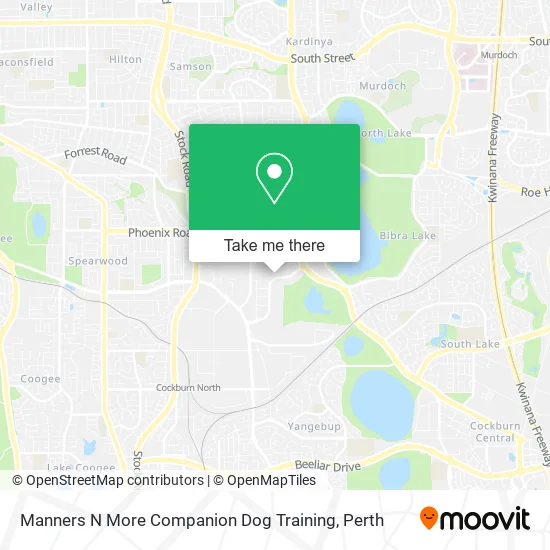 Manners N More Companion Dog Training map