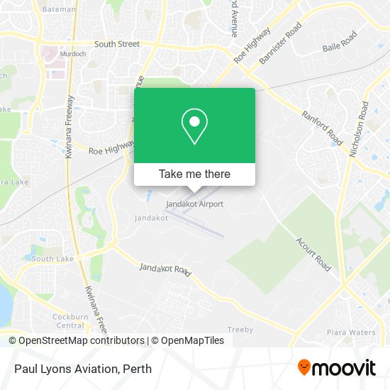 Paul Lyons Aviation map