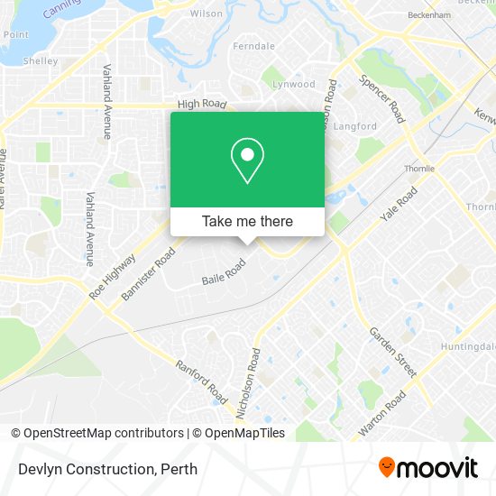 Devlyn Construction map