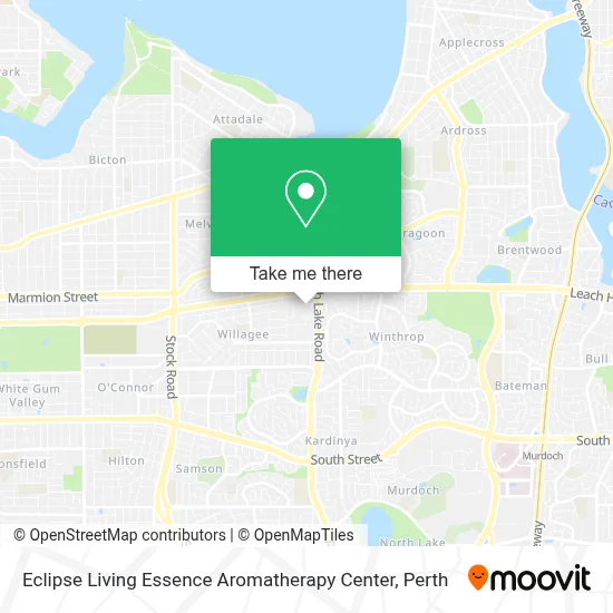 Mapa Eclipse Living Essence Aromatherapy Center
