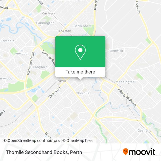 Thornlie Secondhand Books map