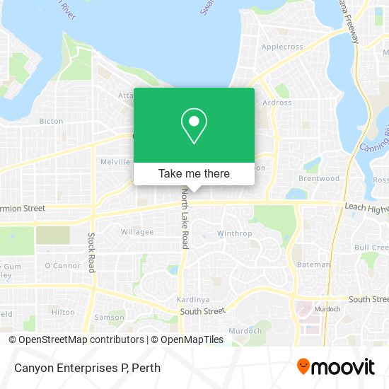 Canyon Enterprises P map