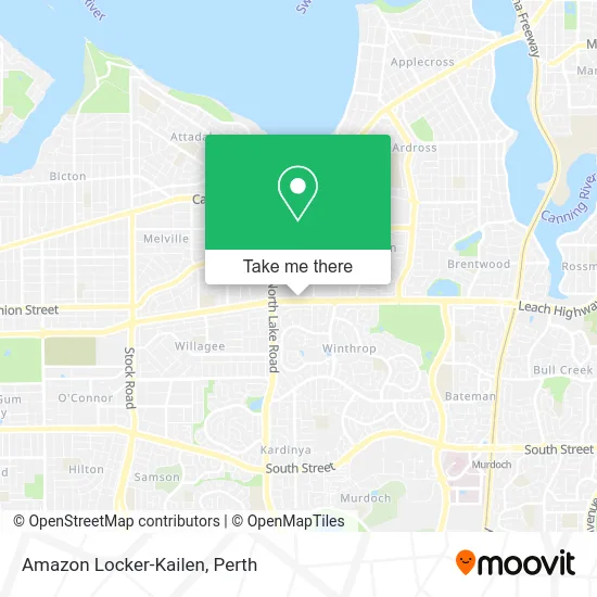 Mapa Amazon Locker-Kailen