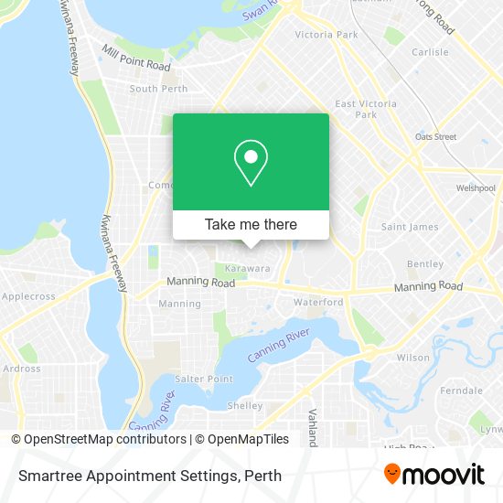 Smartree Appointment Settings map