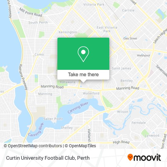 Mapa Curtin University Football Club