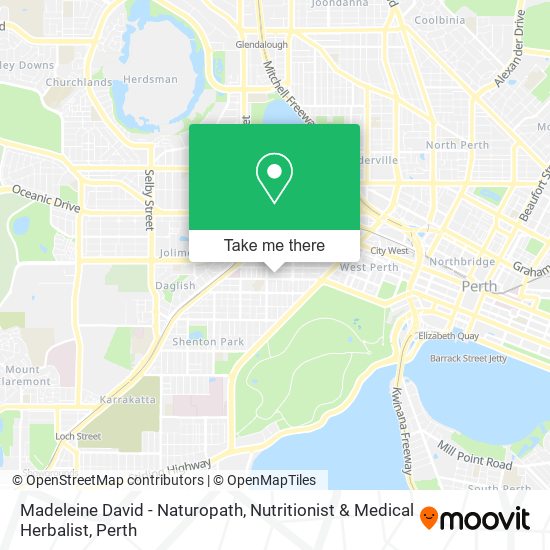 Madeleine David - Naturopath, Nutritionist & Medical Herbalist map