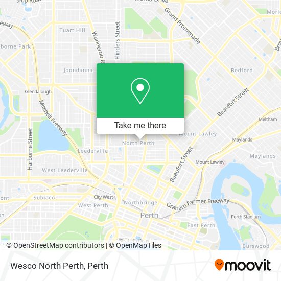 Wesco North Perth map