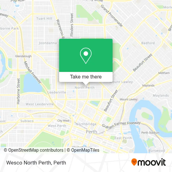 Mapa Wesco North Perth