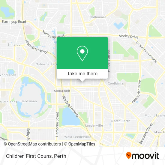 Mapa Children First Couns