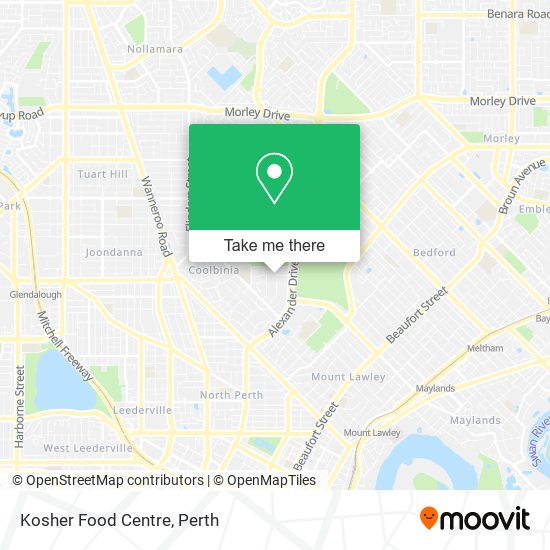 Kosher Food Centre map