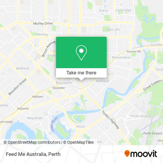 Feed Me Australia map