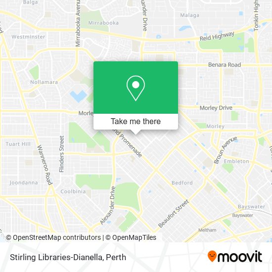 Stirling Libraries-Dianella map