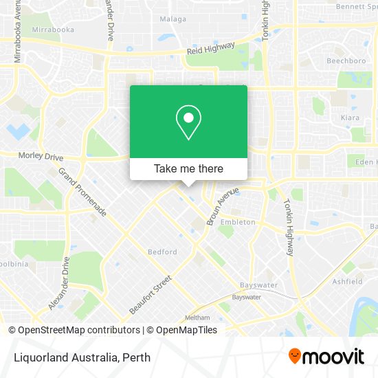 Liquorland Australia map
