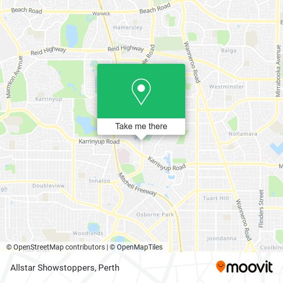 Allstar Showstoppers map