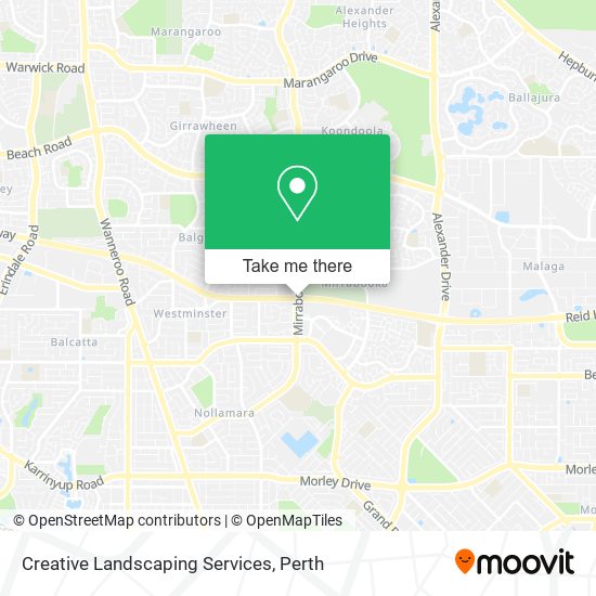 Creative Landscaping Services map