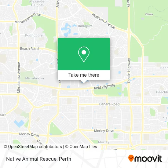 Mapa Native Animal Rescue