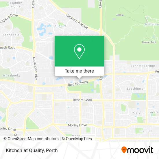 Mapa Kitchen at Quality