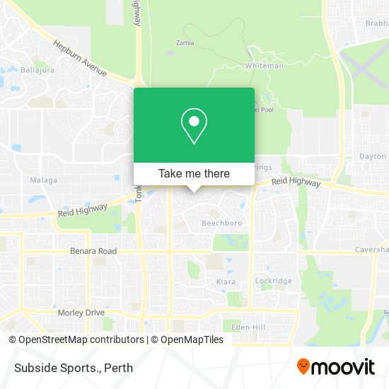 Subside Sports. map