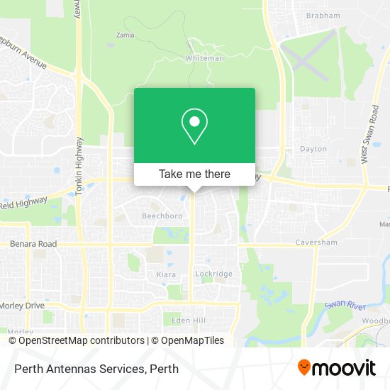 Perth Antennas Services map